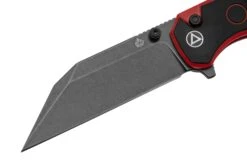 QSP Knife Swordfish QS149-A2 Red And Black G10, Black Stonewashed, Navaja -Victorinox Ventas QS149 A2 03 qsp