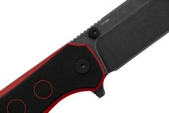 QSP Knife Swordfish QS149-A2 Red And Black G10, Black Stonewashed, Navaja -Victorinox Ventas QS149 A2 05 qsp