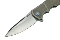 Reate Mini Crossroads M390, Green Micarta MCR-GRM Navaja, Diseño Kirby Lambert 13 Reate Mini Crossroads M390, Green Micarta MCR-GRM Navaja, Diseño Kirby Lambert -Victorinox Ventas RT MCR GRM 03 reate