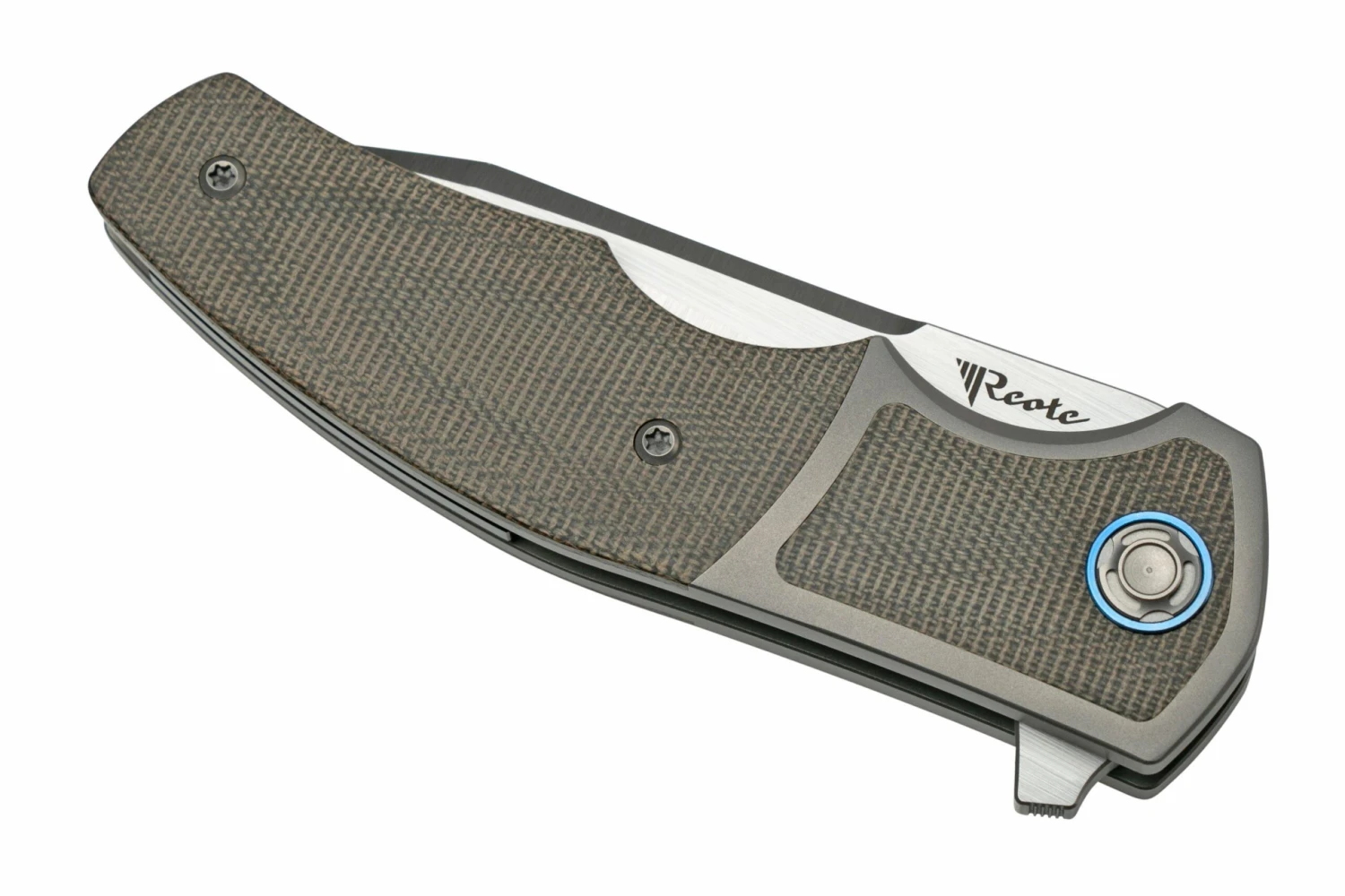 Reate Mini Crossroads M390, Green Micarta MCR-GRM Navaja, Diseño Kirby Lambert 6 Reate Mini Crossroads M390, Green Micarta MCR-GRM Navaja, Diseño Kirby Lambert - Imagen 4