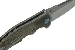 Reate Mini Crossroads M390, Green Micarta MCR-GRM Navaja, Diseño Kirby Lambert 17 Reate Mini Crossroads M390, Green Micarta MCR-GRM Navaja, Diseño Kirby Lambert -Victorinox Ventas RT MCR GRM 07 reate