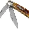 Rough Ryder Copperhead Amber Bone RR043 Navaja Slipjoint