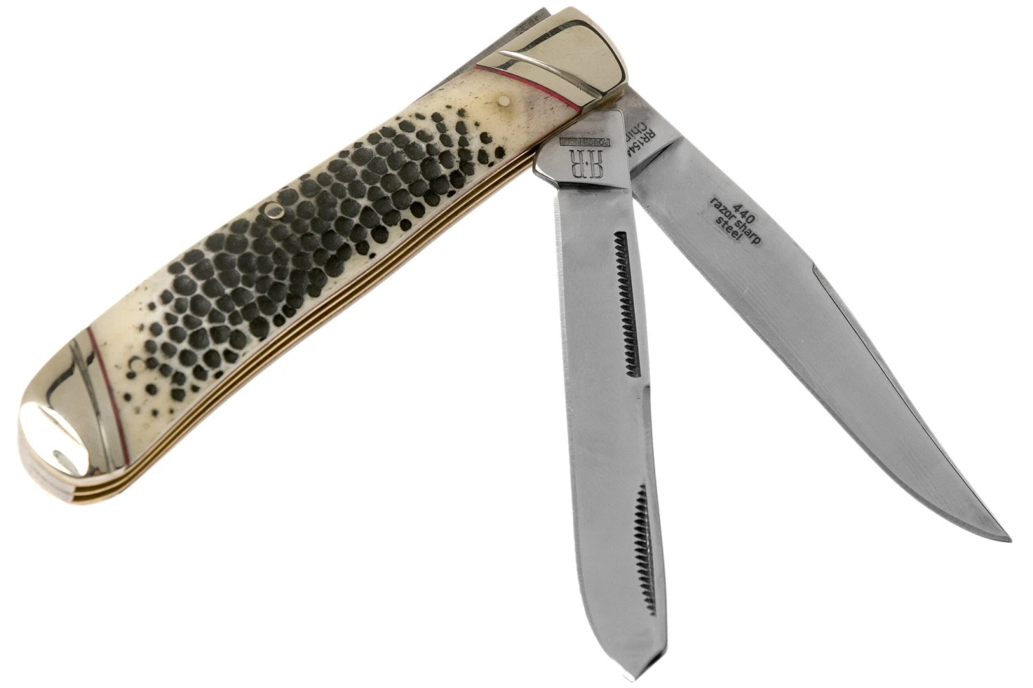 Rough Ryder Buckshot Bone Trapper RR1544 Navaja 4 Rough Ryder Buckshot Bone Trapper RR1544 Navaja - Imagen 2