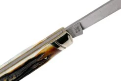 Rough Ryder Doctors Knife Cinnamon Stag RR2158 Damascus Navaja Slipjoint -Victorinox Ventas RY2158 06 rough ryder