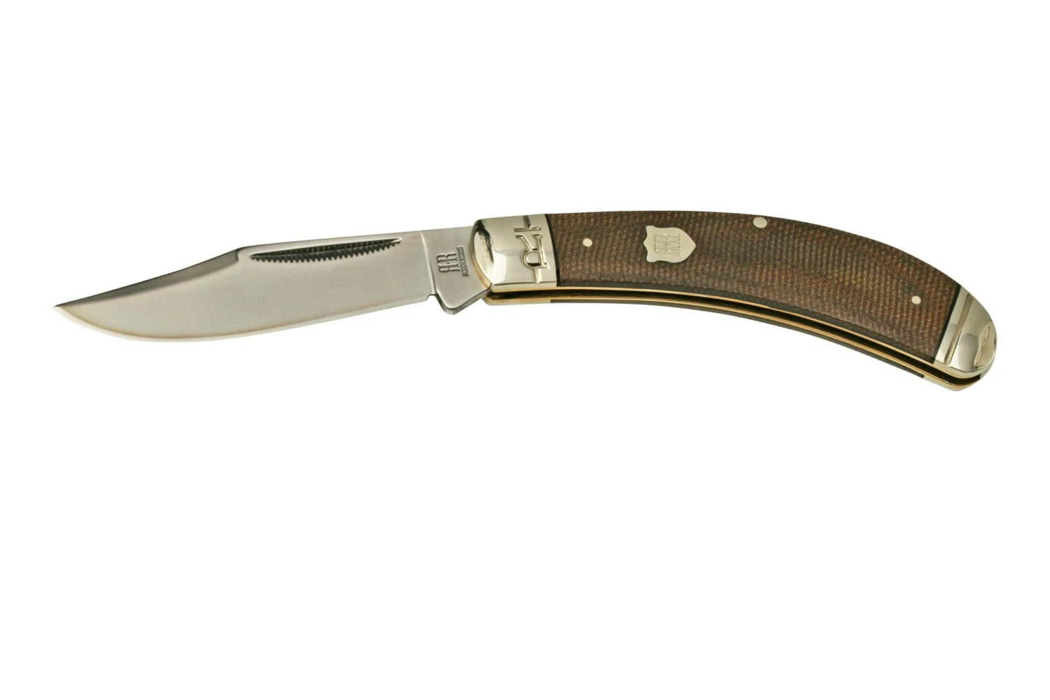 Rough Ryder Brown Burlap Bow Trapper RR2375, Navaja 3 Rough Ryder Brown Burlap Bow Trapper RR2375, Navaja