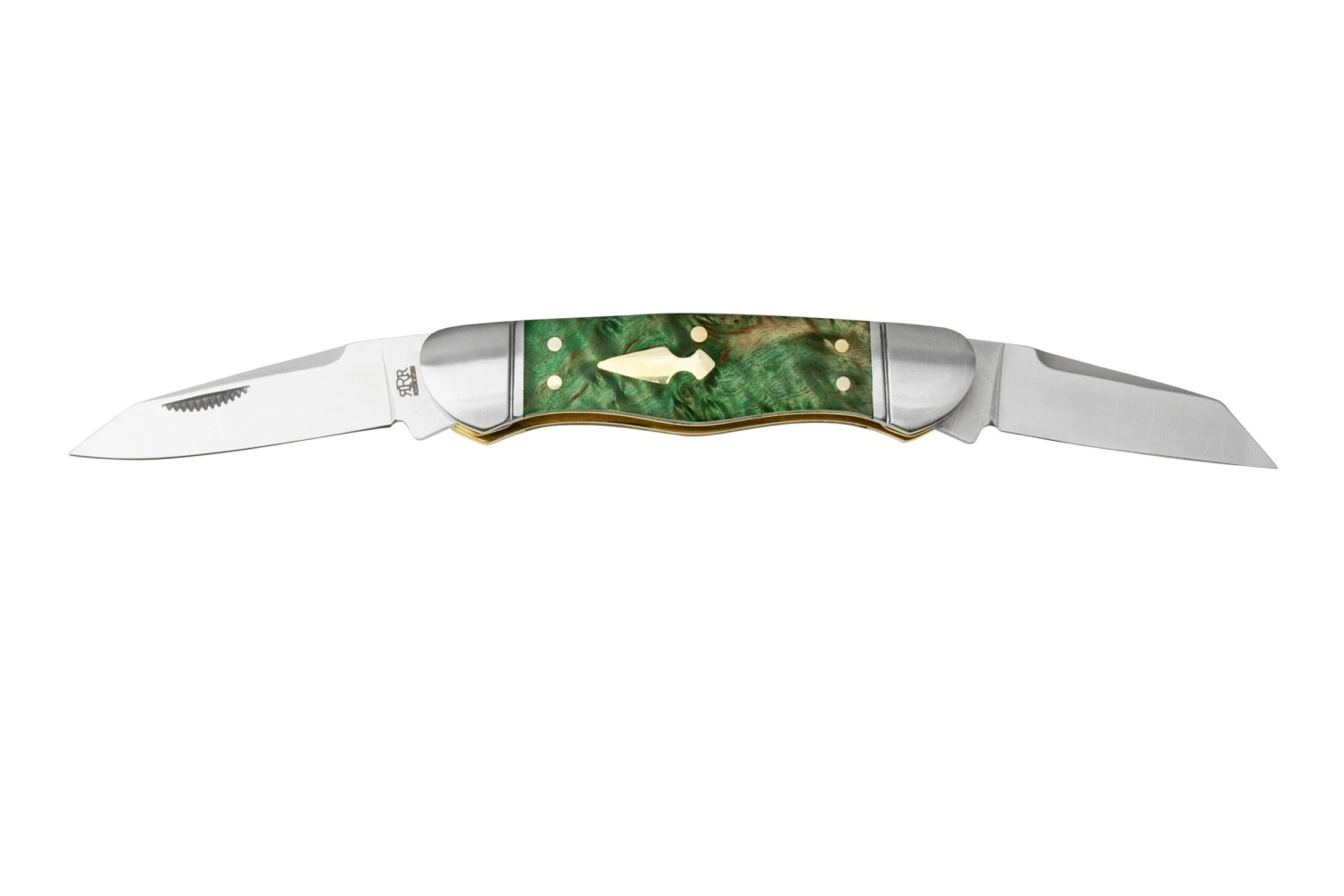 Rough Ryder Reserve Kayak D2 Stabilized Oak, RRR018 Navaja Slipjoint 3 Rough Ryder Reserve Kayak D2 Stabilized Oak, RRR018 Navaja Slipjoint