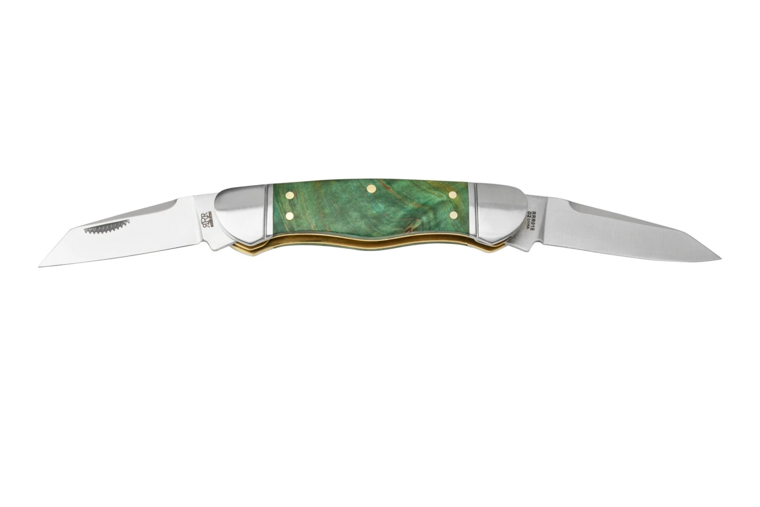 Rough Ryder Reserve Kayak D2 Stabilized Oak, RRR018 Navaja Slipjoint 4 Rough Ryder Reserve Kayak D2 Stabilized Oak, RRR018 Navaja Slipjoint - Imagen 2