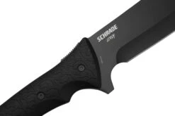 Schrade Leroy Fixed Blade 650942, Cuchillo Negro De Supervivencia 12 Schrade Leroy Fixed Blade 650942, Cuchillo Negro De Supervivencia -Victorinox Ventas SC650942 05 schrade