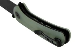 SENCUT Fritch S22014-2 Natural Jade G10 Black Stonewashed, Navaja -Victorinox Ventas SES22014 2 04 sencut