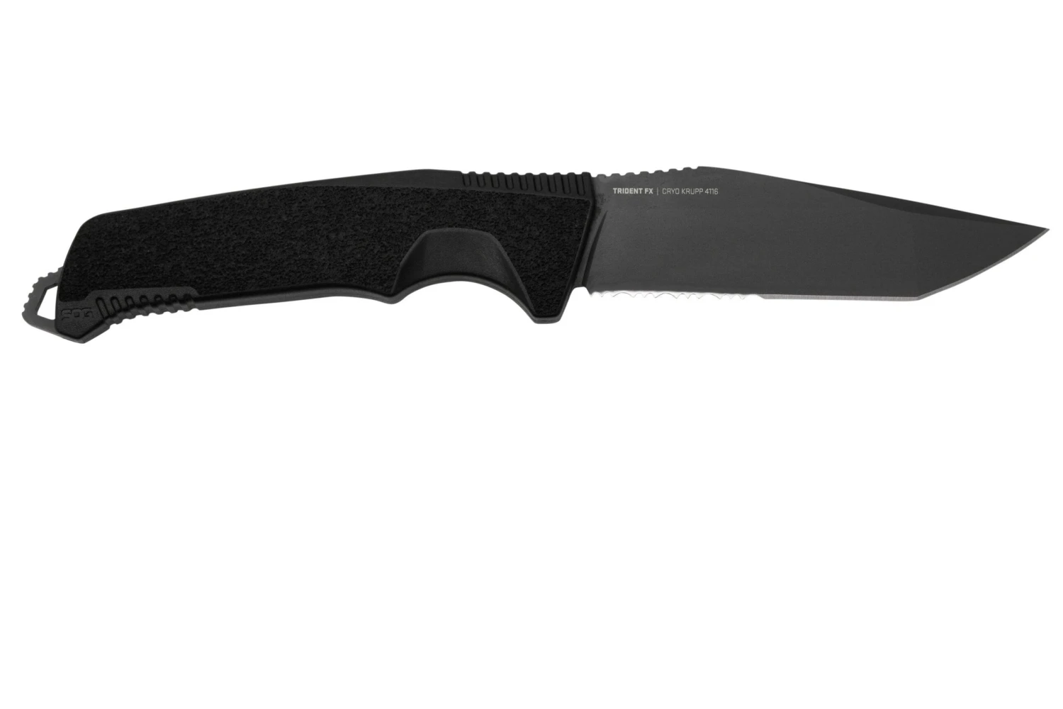SOG Trident FX 17-12-02-57 Blackout, Partially Serrated, Cuchillo Fijo 4 SOG Trident FX 17-12-02-57 Blackout, Partially Serrated, Cuchillo Fijo - Imagen 2
