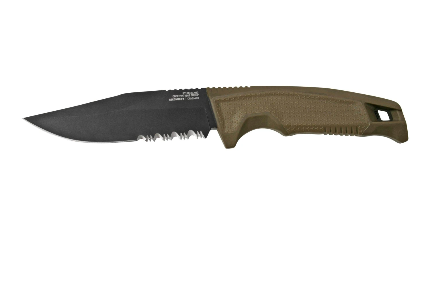 SOG Recondo FX, FDE, Partially Serrated 17-22-04-57 Cuchillo Fijo 3 SOG Recondo FX, FDE, Partially Serrated 17-22-04-57 Cuchillo Fijo
