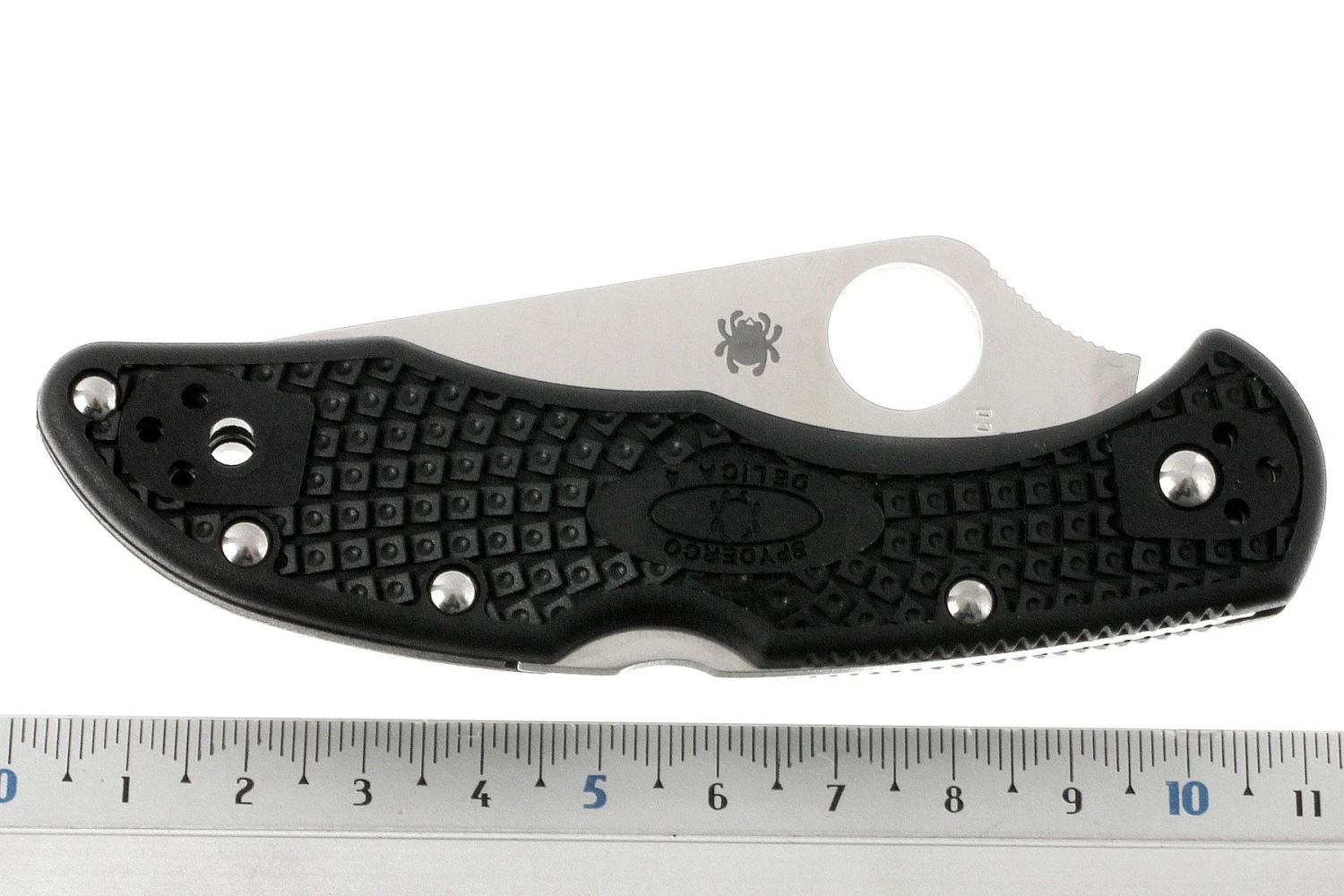 Spyderco C11PBK Delica 4, Plain Edge 8 Spyderco C11PBK Delica 4, Plain Edge - Imagen 6