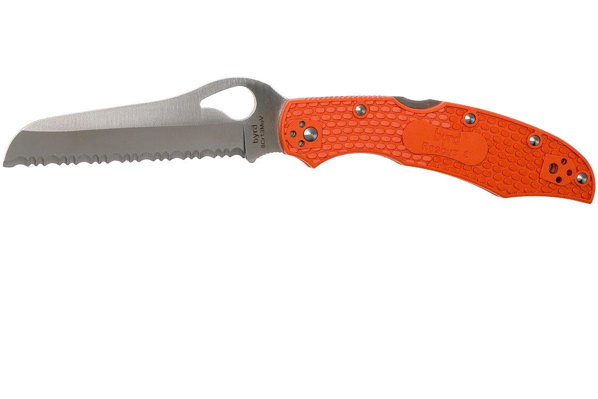 Spyderco Byrd Rescue 2 BY17SOR2 Cuchillo De Rescate 3 Spyderco Byrd Rescue 2 BY17SOR2 Cuchillo De Rescate