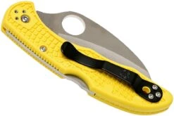 Spyderco Tasman Salt 2 C106SYL2 Navaja, Amarillo -Victorinox Ventas SPC106SYL2 04 spyderco spc106syl2 04