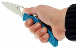 Spyderco Endura 4 Azul, C10FPBL -Victorinox Ventas SPC10FPBL 07 spyderco endura 4 blauw spc10fpbl d7