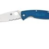 Spyderco Resilience Lightweight S35VN Blue C142PBL FRN Navaja Parcialmente Dentada -Victorinox Ventas SPC142PSBL 01 spyderco