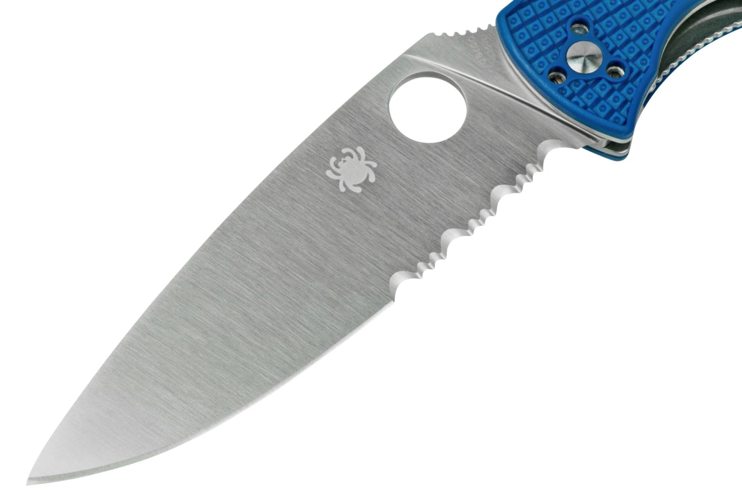 Spyderco Resilience Lightweight S35VN Blue C142PBL FRN Navaja Parcialmente Dentada 5 Spyderco Resilience Lightweight S35VN Blue C142PBL FRN Navaja Parcialmente Dentada - Imagen 3