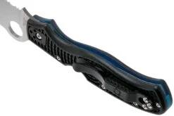 Spyderco Rescue 3 Thin Blue Line C14FSBKBL3 Cuchillo De Rescate De Sierra -Victorinox Ventas SPC14FSBKBL3 05 spyderco