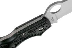 Spyderco Rescue 3 Thin Blue Line C14FSBKBL3 Cuchillo De Rescate De Sierra -Victorinox Ventas SPC14FSBKBL3 06 spyderco