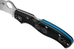 Spyderco Rescue 3 Thin Blue Line C14FSBKBL3 Cuchillo De Rescate De Sierra -Victorinox Ventas SPC14FSBKBL3 07 spyderco