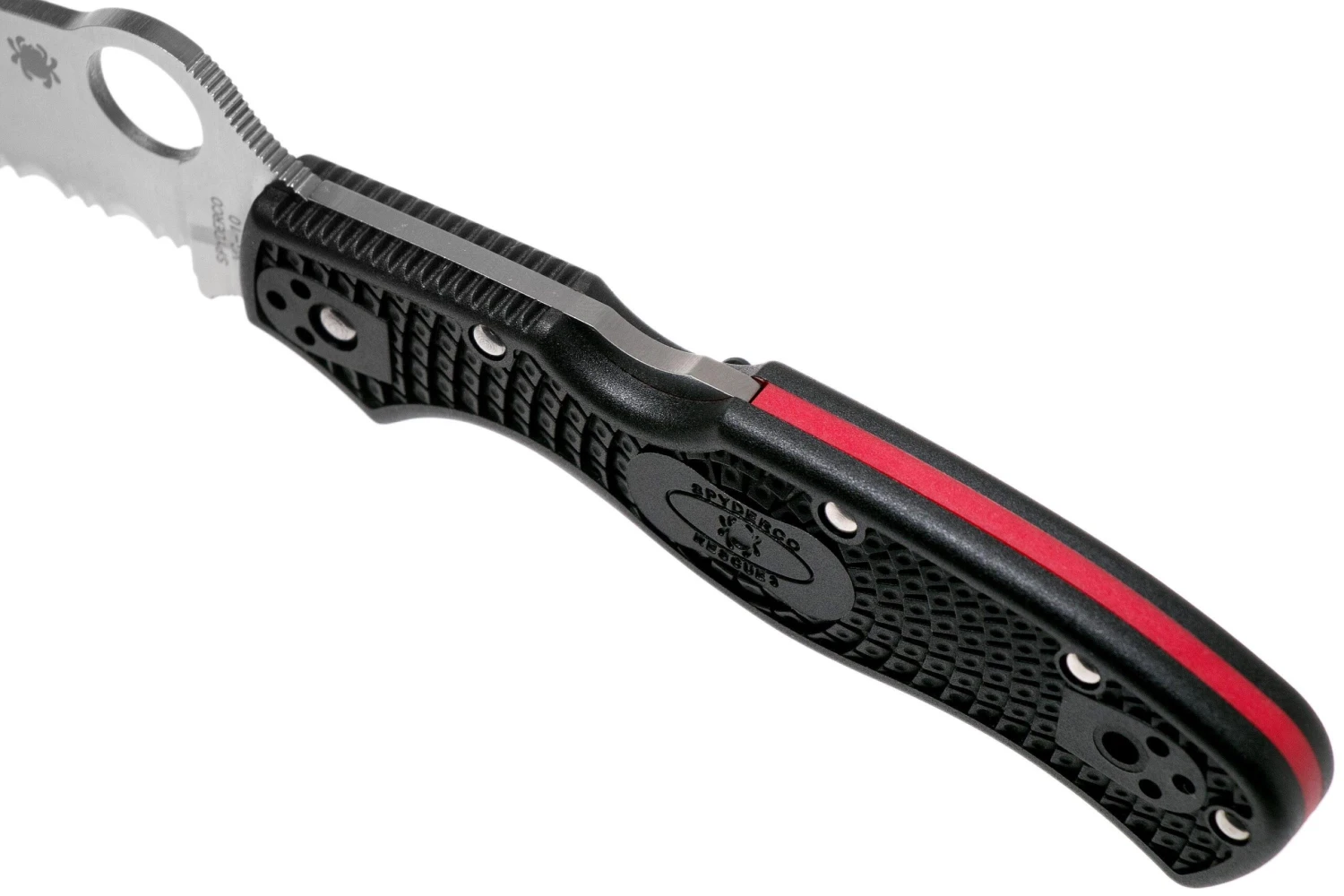 Spyderco Rescue 3 Thin Red Line C14FSBKRD3 Cuchillo De Rescate De Sierra 9 Spyderco Rescue 3 Thin Red Line C14FSBKRD3 Cuchillo De Rescate De Sierra - Imagen 7