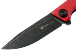 Steel Will Shaula F61-13 Rojo Blackwashed, Navaja -Victorinox Ventas SWK F61 13 03 steel will knives