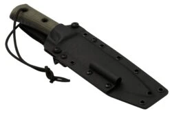 TRC Knives Apocalypse Apo Finish Elmax Green Canvas Micarta, Cuchillo De Supervivencia -Victorinox Ventas TI AP AP MICGN 06 trc