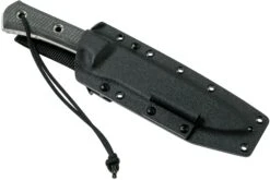 TRC Knives Apocalypse, Elmax, Black Canvas Micarta, Cuchillo De Supervivencia -Victorinox Ventas TI AP MICBK 07 trc knives