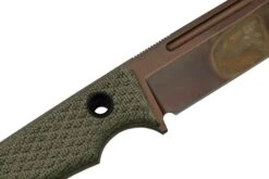 TRC Knives K-1S, Elmax Apocalypse Finish, Green Canvas Micarta, Cuchillo Fijo 12 TRC Knives K-1S, Elmax Apocalypse Finish, Green Canvas Micarta, Cuchillo Fijo -Victorinox Ventas TI K1S GN APO 05 trc