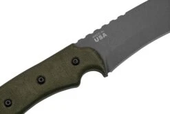TOPS Knives A-Klub AKLB-02, Green Micarta, Machete, Diseño De Amanda Kaye -Victorinox Ventas TK AKLB 02 05 tops