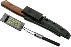 TOPS Knives TOPS Fieldcraft3.5 Mini BROS 90 Degree Spine, Firesteel, Brown Micarta MBROS-01-SF Cuchillo Bushcraft -Victorinox Ventas TK MBROS 01 SF 08 tops knives