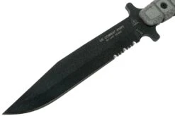 TOPS Knives US Combat Knife Cuchillo De Exterior, Serrated, US-01-SERR, Szabo-design -Victorinox Ventas TK US 01 SERR 03 tops knives