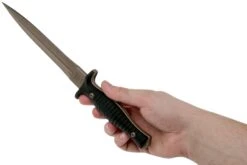 Spartan Blades George V14 Dagger Flat Dark Earth Blade, Mango Black, Daga -Victorinox Ventas USSB27DEBKKYBK 06 spartan blades