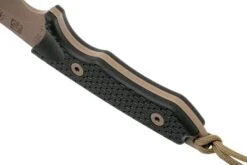 Spartan Blades Ronin Shinto, FDE Blade, Black Handle, Cuchillo De Exterior -Victorinox Ventas USSB47DEBKNLTN 04 spartan blades