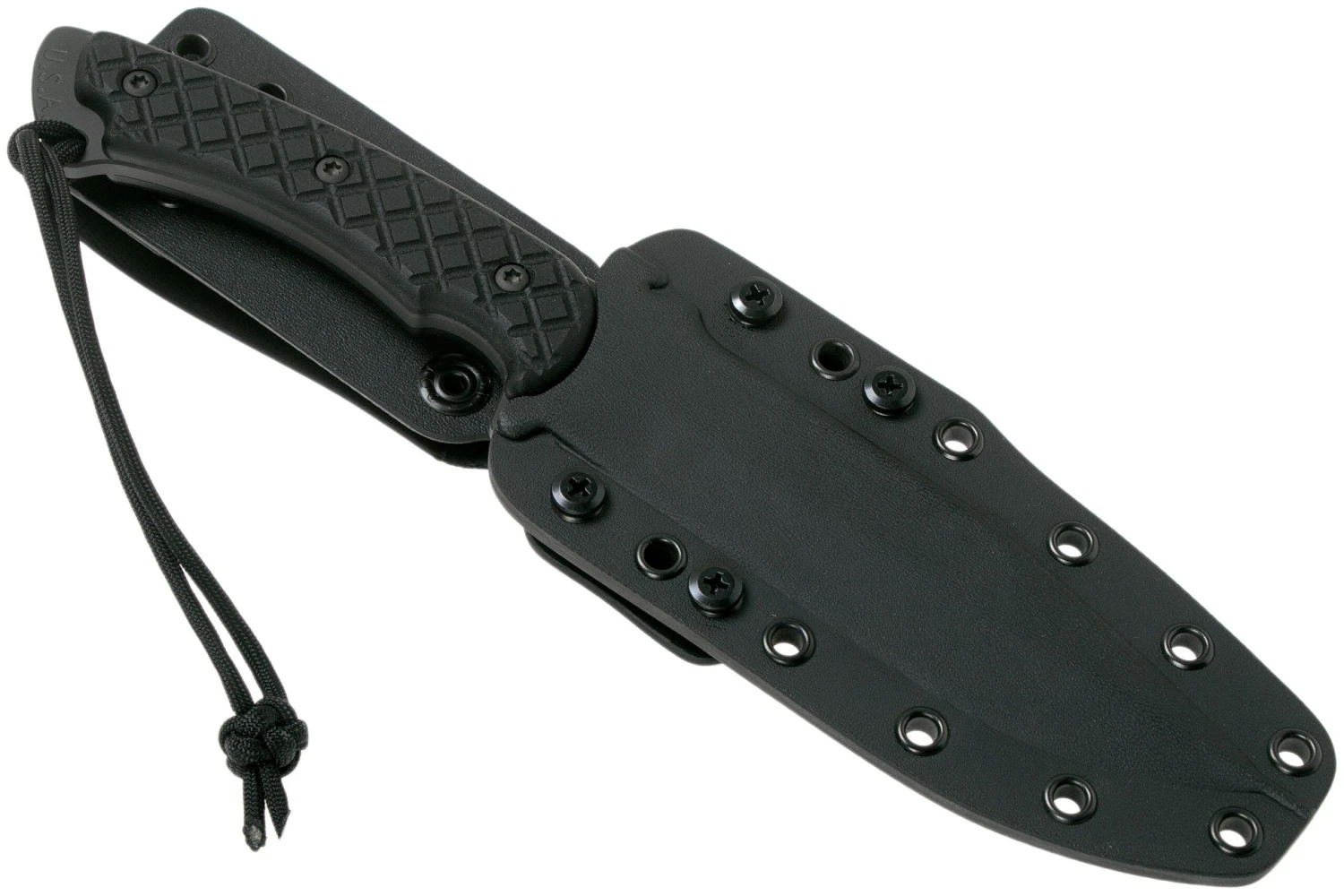Spartan Blades Horkos SB4BKBKKYBK Black/Black/Black Sheath Cuchillo De Supervivencia 9 Spartan Blades Horkos SB4BKBKKYBK Black/Black/Black Sheath Cuchillo De Supervivencia - Imagen 7