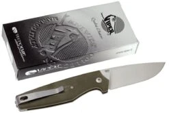 Viper Dan 1 5928GGR Green G10 N690, Drop-point -Victorinox Ventas VPV5928GGR 08 viper dan 1 vpv5928ggr 08