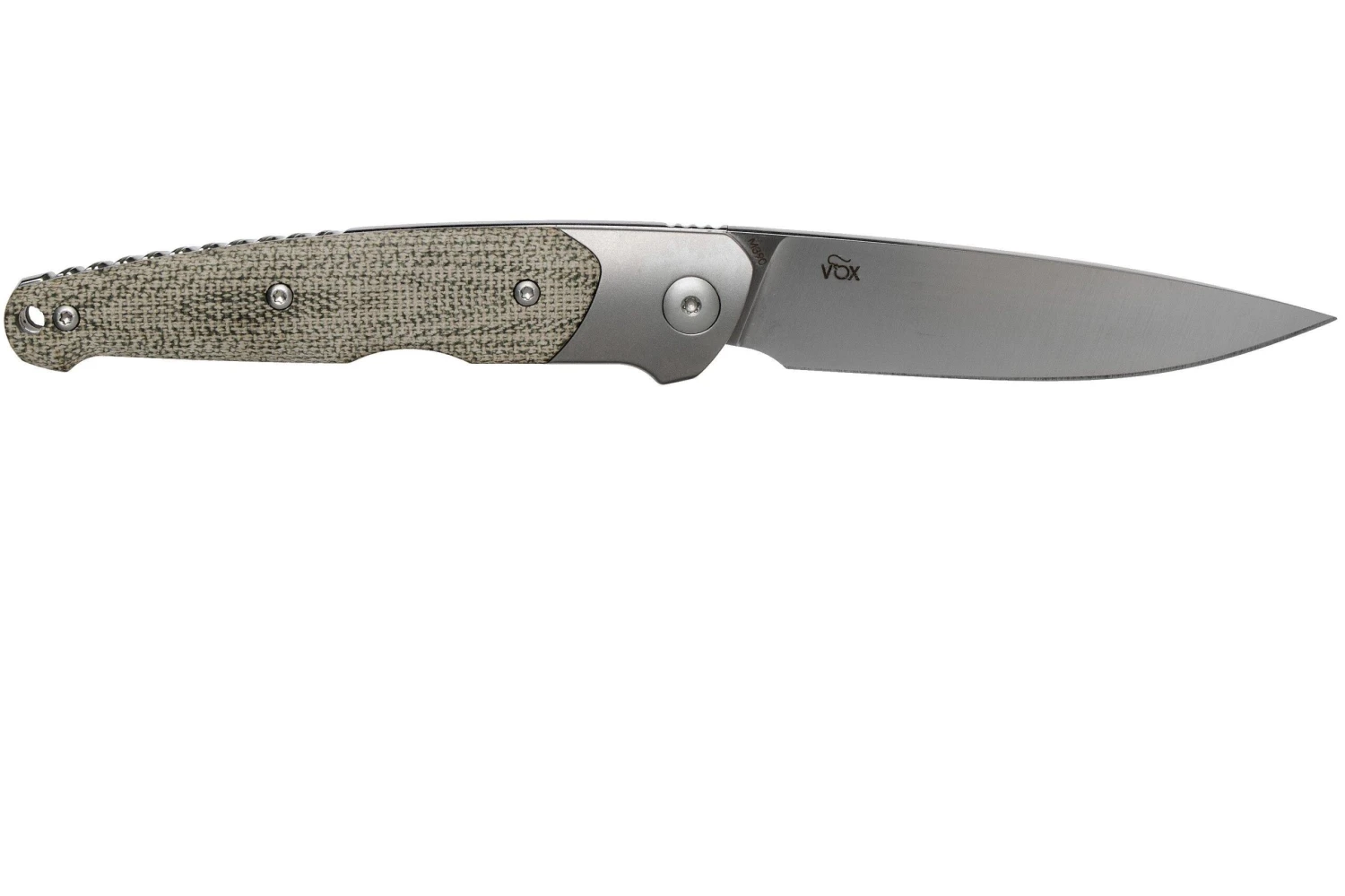 Viper Key V5978CV Bolster Green Canvas Micarta Navaja, Jesper Voxnaes Design 4 Viper Key V5978CV Bolster Green Canvas Micarta Navaja, Jesper Voxnaes Design - Imagen 2