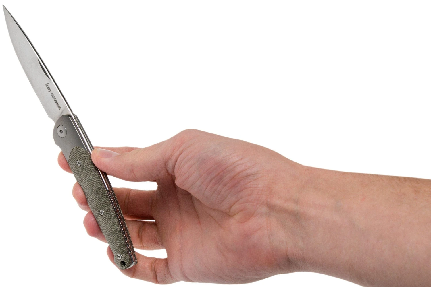 Viper Key V5978CV Bolster Green Canvas Micarta Navaja, Jesper Voxnaes Design 10 Viper Key V5978CV Bolster Green Canvas Micarta Navaja, Jesper Voxnaes Design - Imagen 8