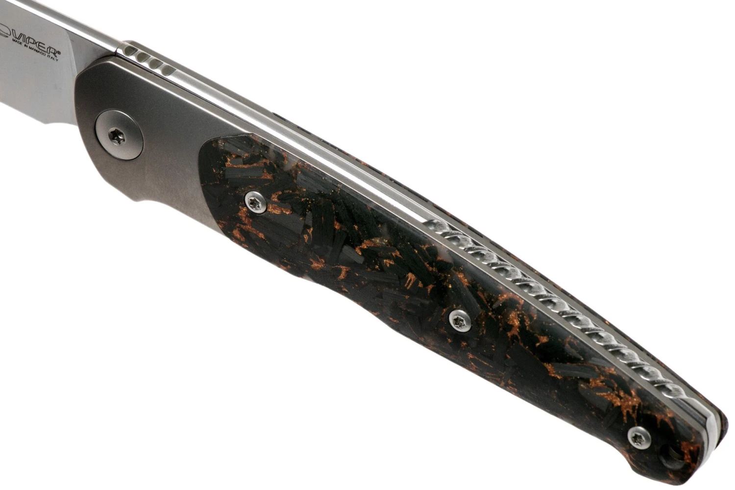 Viper Key V5978FCSC Bolster Copper Carbon Fibre Knivesandtools Exclusive Navaja 9 Viper Key V5978FCSC Bolster Copper Carbon Fibre Knivesandtools Exclusive Navaja - Imagen 7