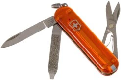Victorinox Classic SD Translucent Colours, Fire Opal 0.6223.T82G Swiss Navaja