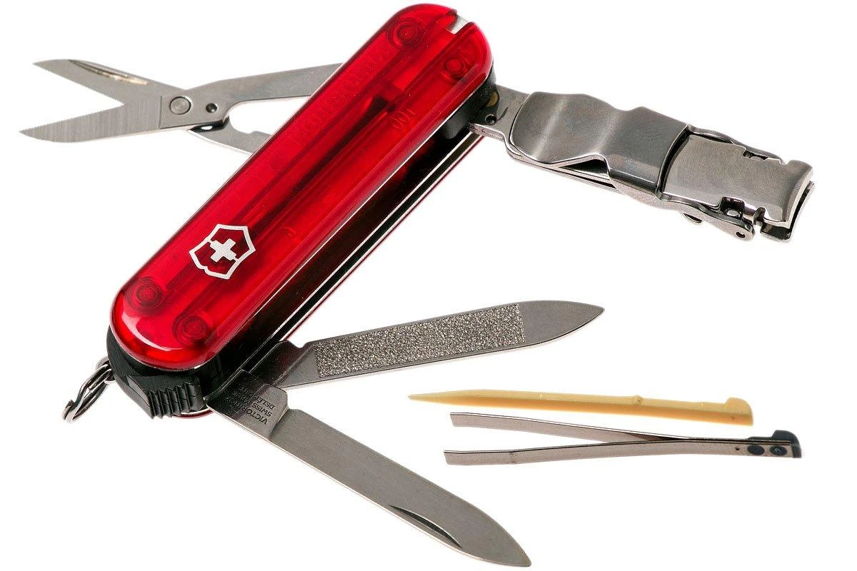 Victorinox Nail Clip 580 Rojo Transparente 0.6463 Navaja Suiza 3 Victorinox Nail Clip 580 Rojo Transparente 0.6463 Navaja Suiza