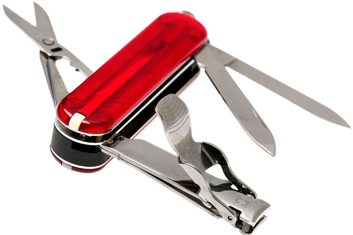 Victorinox Nail Clip 580 Rojo Transparente 0.6463 Navaja Suiza 5 Victorinox Nail Clip 580 Rojo Transparente 0.6463 Navaja Suiza - Imagen 3