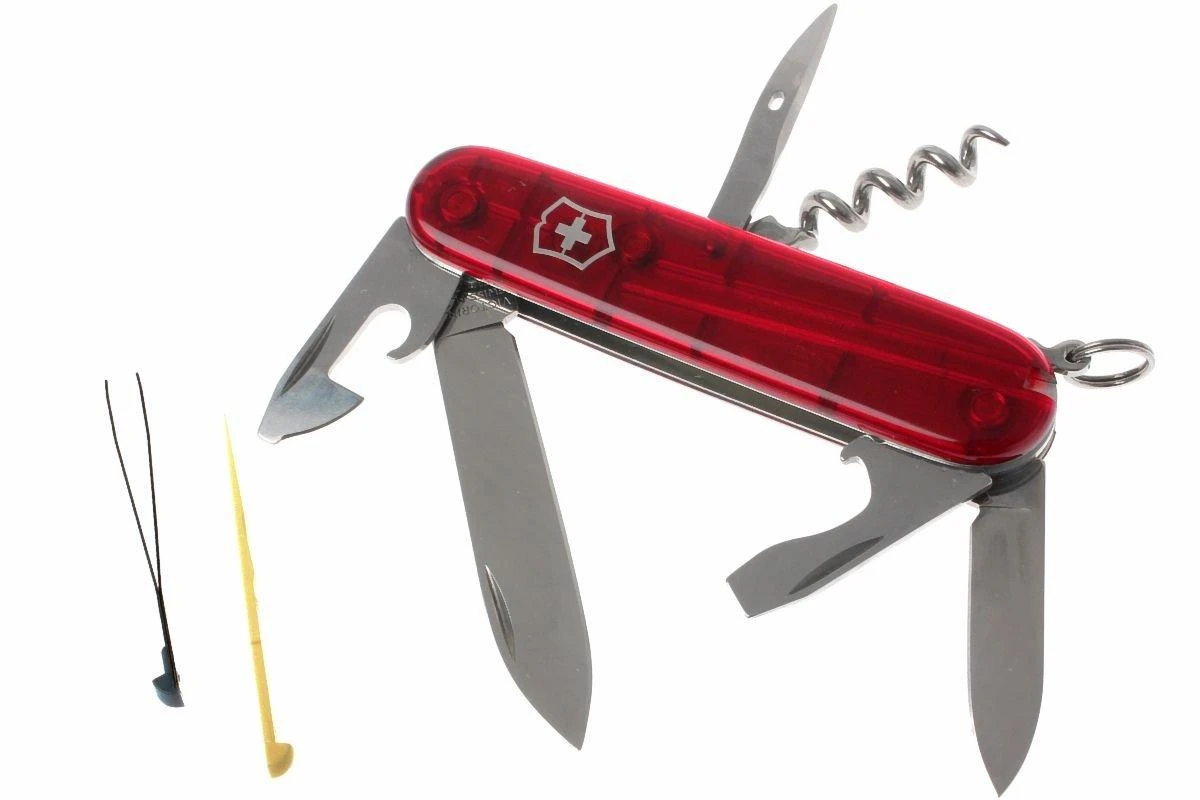 Victorinox Spartan Rojo Transparente 1.3603.T Navaja Suiza 3 Victorinox Spartan Rojo Transparente 1.3603.T Navaja Suiza