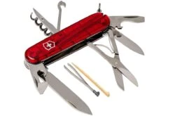 Victorinox Climber Rojo Transparente 1.3703.T Navaja Suiza