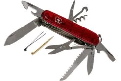 Victorinox Huntsman Rojo Transparente 1.3713.T Navaja Suiza