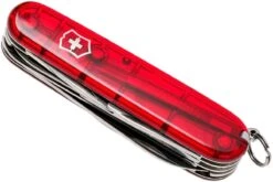 Victorinox Huntsman Rojo Transparente 1.3713.T Navaja Suiza -Victorinox Ventas VT1 3713 T 05 victorinox vt1 3713 t 05