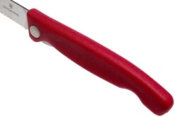 Victorinox SwissClassic 6.7831.FB Cuchillo Plegable Dentado Para Verduras, Rojo -Victorinox Ventas VT6 7831 FB 06 victorinox