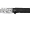 WE Knife Speedster WE21021B-DS1, Black Titanium, Damasteel Navaja -Victorinox Ventas WKWE21021B DS1 01 weknife