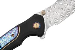 WE Knife Ziffius, WE22024D-DS1 Limited Edition, Flamed Titanium Spacer, Hakkapella Damasteel Navaja -Victorinox Ventas WKWE22024D DS1 05 weknife