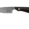 White River Knives M1 Black Burlap Micarta Cuchillo Fijo, Kydex Sheath